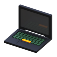 Laptop 3d Icon png