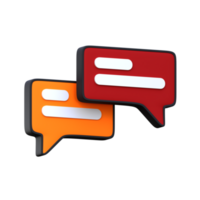 Chat 3d Icon png