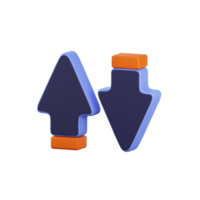Up Down 3d Icon png