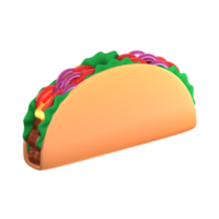 taco 3d icona png