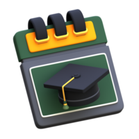 Graduation Date 3d Icon png