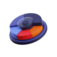 Pie Chart 3d Icon png