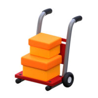 carrito 3d icono png