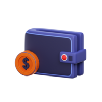 Wallet 3d Icon png