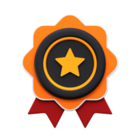 Quality Badge 3d Icon png