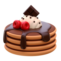 Chocolate pancakes Icon png