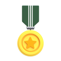 ícone 3d de medalha png