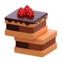 chocola belegd broodje ijs room icoon png