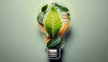 eco naturaleza lámpara ahorro energía mundo ambiental día foto