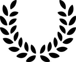 solid icon for leaves vector