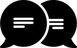 solid icon for message vector