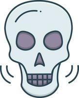 color icon for osteology vector