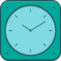 color icon for clock vector