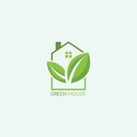 green house logo vector