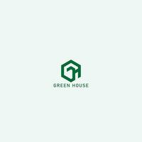 green house logo vector