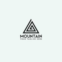 vector logo de montaña