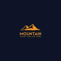 mountain logo vector