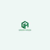 green house logo vector