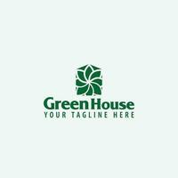 green house logo vector