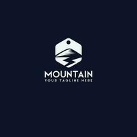 mountain logo vector