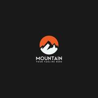 mountain logo vector