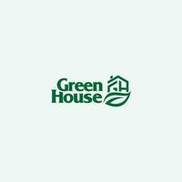 green house logo vector