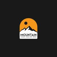 mountain logo vector