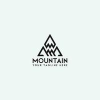 mountain logo vector