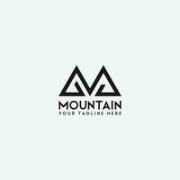 mountain logo vector