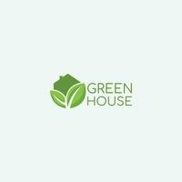 green house logo vector