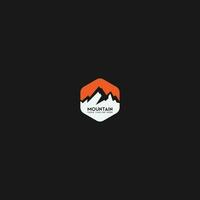 mountain logo vector