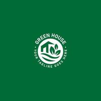 vector de logotipo de casa verde
