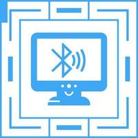 Bluetooth Lcd Vector Icon