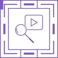 Youtube Search Vector Icon