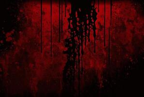 Distressed and Dirty Red and Black Background. horror background. photo