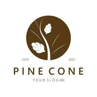 abstract simple pinecone logo design,for business,badge,emblem,pine plantation,pine wood industry,yoga,spa,vector vector