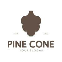 abstract simple pinecone logo design,for business,badge,emblem,pine plantation,pine wood industry,yoga,spa,vector vector