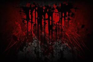 Distressed and Dirty Red and Black Background. horror background. photo