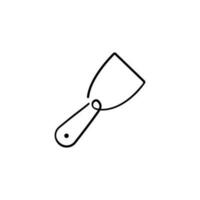 Paint Peeler Line Style Icon Design vector