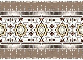 geometric and mandala ethnic fabric pattern for cloth carpet wallpaper background wrapping etc. vector