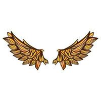 Wing illustration art vector