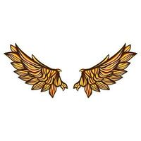 Wing illustration art vector