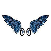 Wing illustration art vector