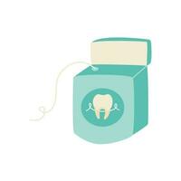 dental floss container vector