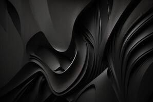 smooth black background, abstract wallpaper. photo