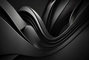 smooth black background, abstract wallpaper. photo