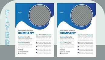 business flyer design vector