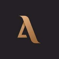 Letter A logo vector template element