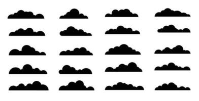 Cloud Silhouette Illustration vector