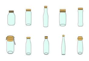 Bottle Jar Icon Illustration vector